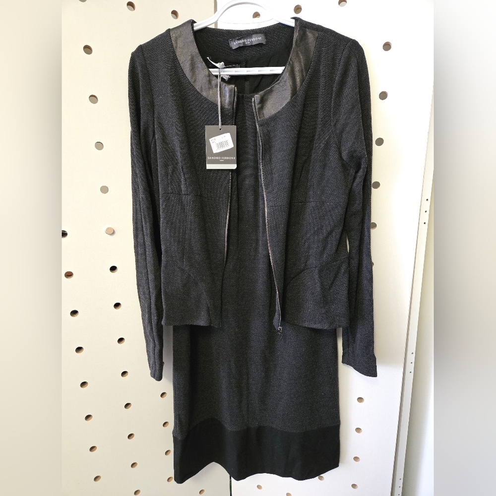 Sandro Ferrone 2-Piece Dress & Blazer // Business Casual Dress Set